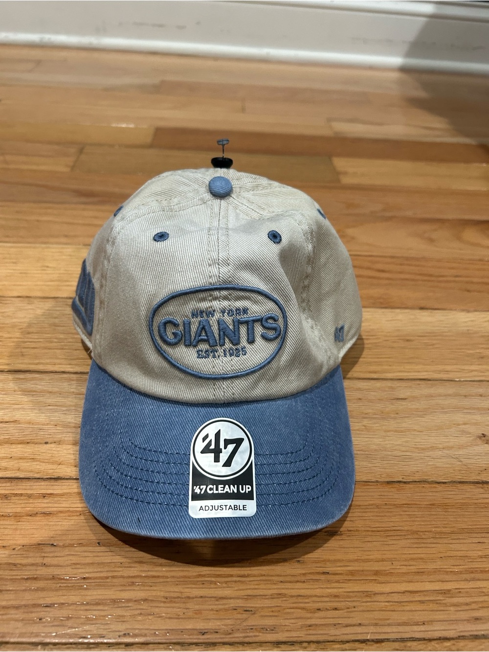 47 Clean Up New York Giants Two-Tone Baseball Cap - Blue & Cream